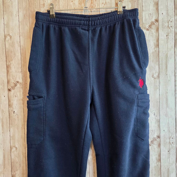 Men's Us Polo Assn Sweatpants Size L Blue - Picture 2 of 8